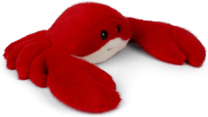 Wilberry Water Wonders Crab Soft Toy - Soft Red Plush Crab with Friendly Expression, Sensory Play Ocean Animal Toy for Kids, Perfect for Cuddles & Imaginative Play - 7cm