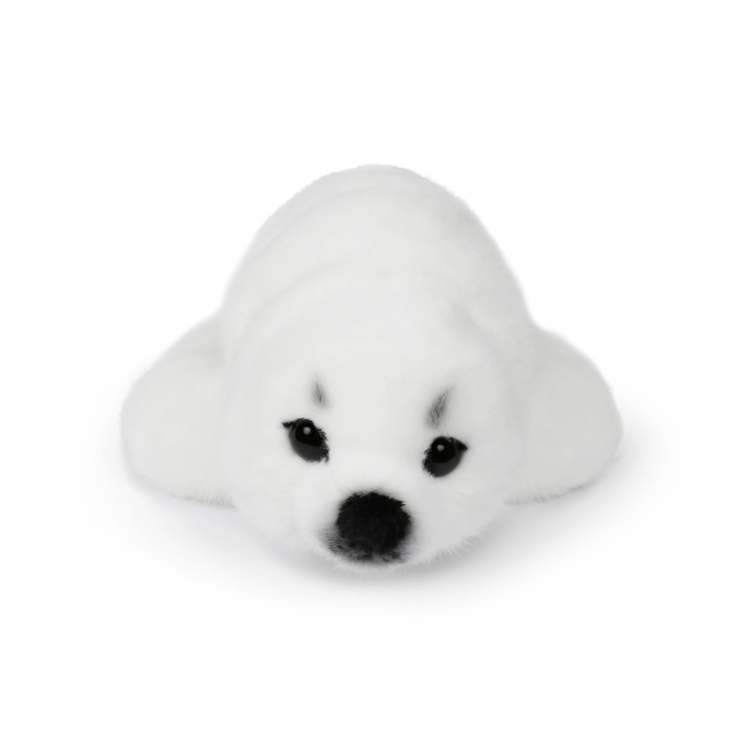 Wilberry Water Wonders Seal Soft Toy - Soft White Plush Seal for Kids, Gentle Sensory Cuddle Toy, Ideal Ocean Animal Gift for Comfort, Play & Nursery Décor - 7cm