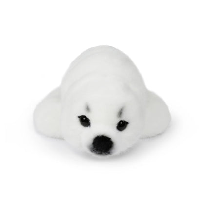 Wilberry Water Wonders Seal Soft Toy - Soft White Plush Seal for Kids, Gentle Sensory Cuddle Toy, Ideal Ocean Animal Gift for Comfort, Play & Nursery Décor - 7cm