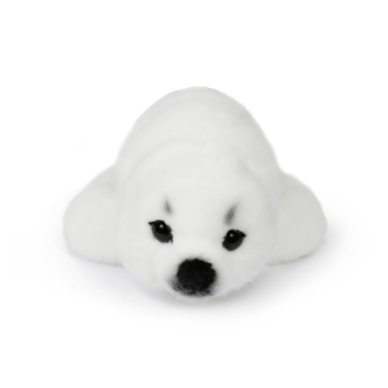 Wilberry Water Wonders Seal Soft Toy - Soft White Plush Seal for Kids, Gentle Sensory Cuddle Toy, Ideal Ocean Animal Gift for Comfort, Play & Nursery Décor - 7cm