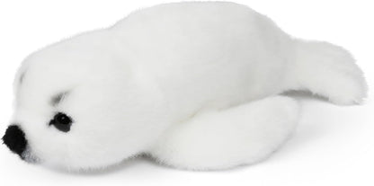Wilberry Water Wonders Seal Soft Toy - Soft White Plush Seal for Kids, Gentle Sensory Cuddle Toy, Ideal Ocean Animal Gift for Comfort, Play & Nursery Décor - 7cm