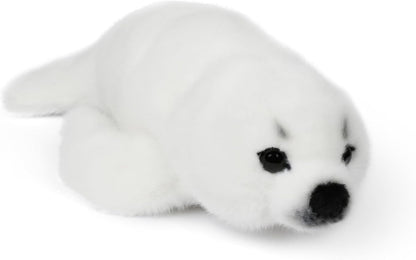 Wilberry Water Wonders Seal Soft Toy - Soft White Plush Seal for Kids, Gentle Sensory Cuddle Toy, Ideal Ocean Animal Gift for Comfort, Play & Nursery Décor - 7cm