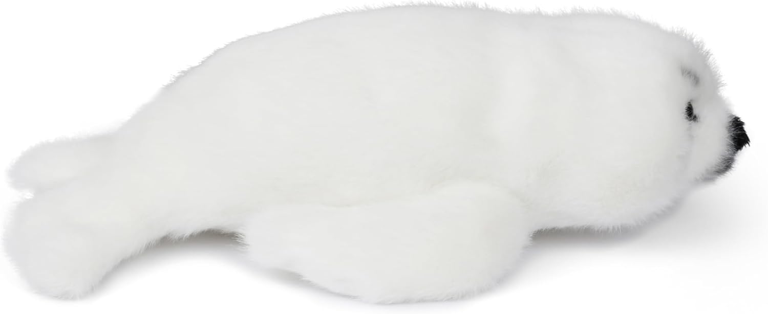 Wilberry Water Wonders Seal Soft Toy - Soft White Plush Seal for Kids, Gentle Sensory Cuddle Toy, Ideal Ocean Animal Gift for Comfort, Play & Nursery Décor - 7cm