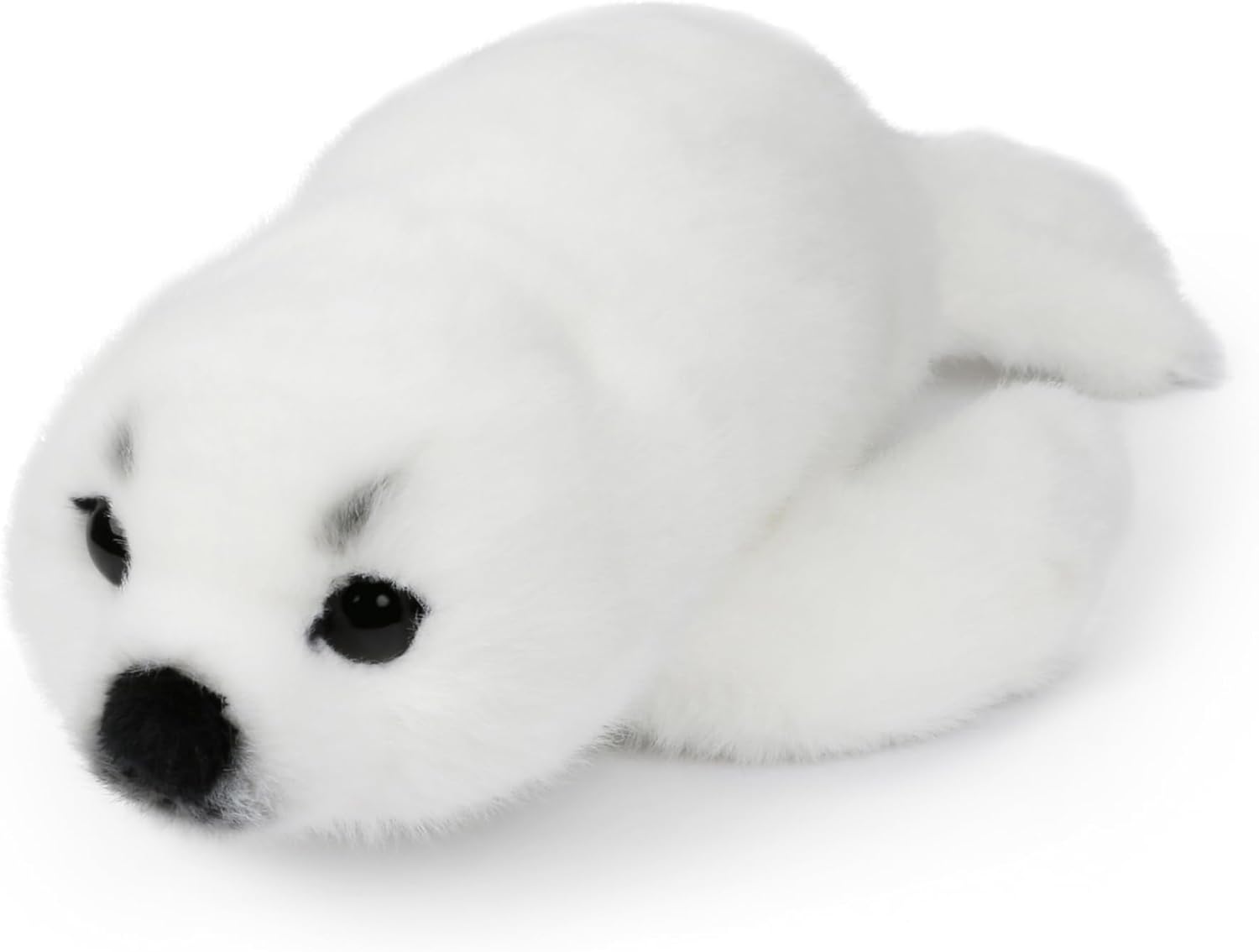 Wilberry Water Wonders Seal Soft Toy - Soft White Plush Seal for Kids, Gentle Sensory Cuddle Toy, Ideal Ocean Animal Gift for Comfort, Play & Nursery Décor - 7cm