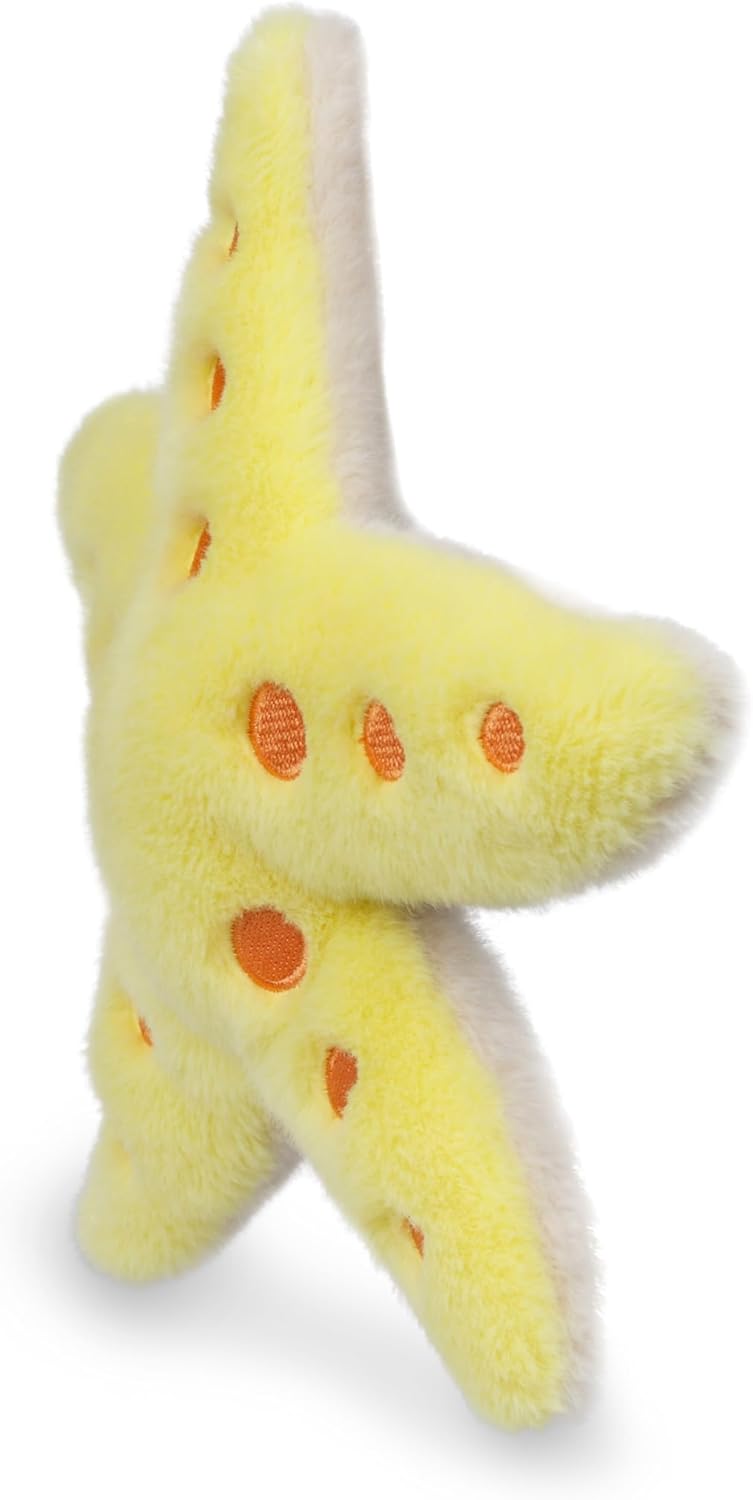 Wilberry Water Wonders Starfish Soft Toy - Bright Yellow Plush Starfish with Soft Texture, Fun Sensory Ocean Creature Toy for Kids, Perfect for Play & Gift Hampers - 21cm