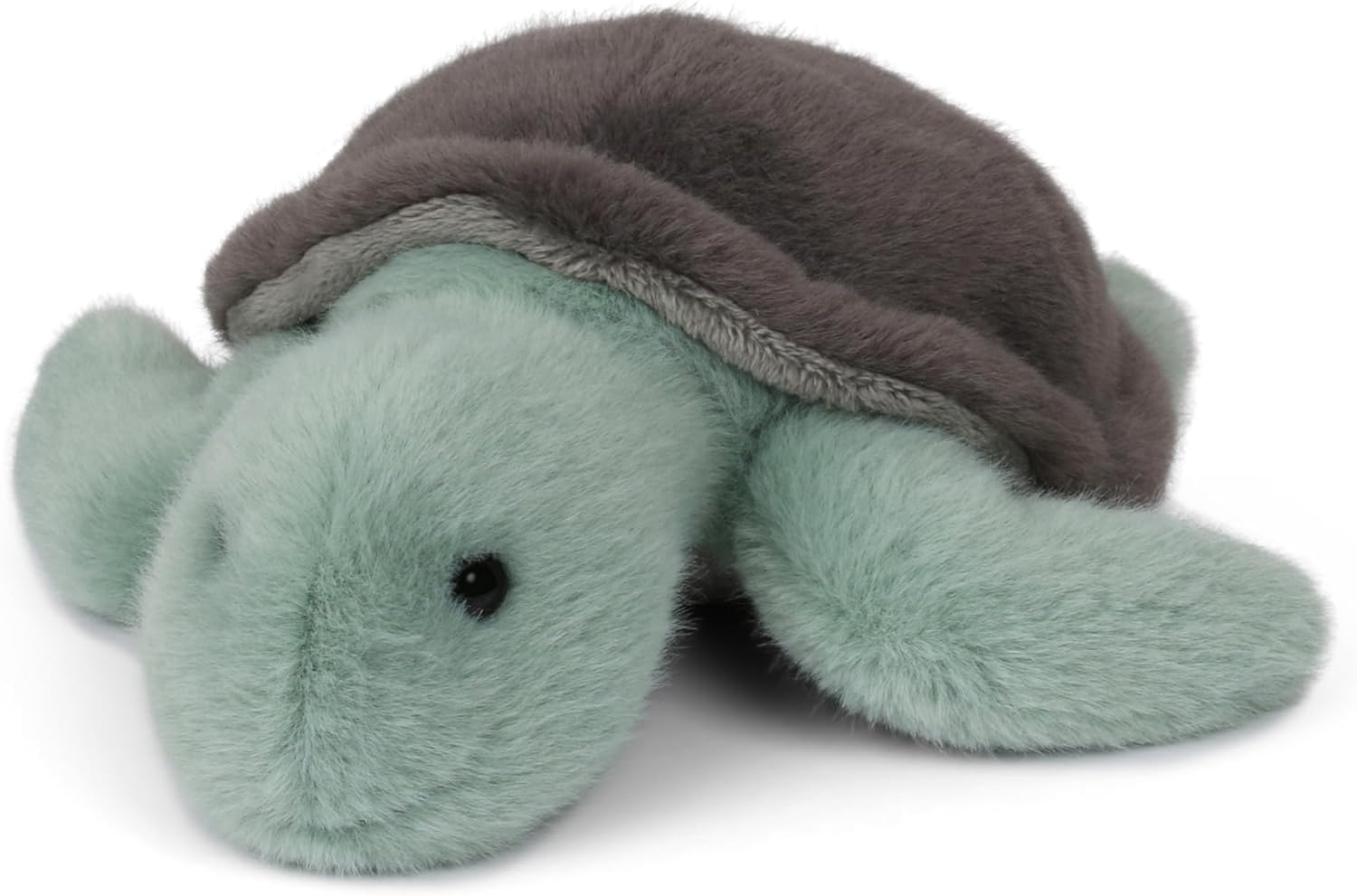 Wilberry Water Wonders Turtle Soft Toy - Soft Green Plush Turtle with Cosy Shell, Ultra-Soft Sensory Toy for Kids, Ideal for Cuddles, Storytelling & Ocean-Themed Play - 9cm