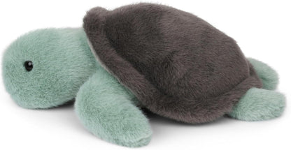 Wilberry Water Wonders Turtle Soft Toy - Soft Green Plush Turtle with Cosy Shell, Ultra-Soft Sensory Toy for Kids, Ideal for Cuddles, Storytelling & Ocean-Themed Play - 9cm