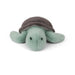 Wilberry Water Wonders Turtle Soft Toy - Soft Green Plush Turtle with Cosy Shell, Ultra-Soft Sensory Toy for Kids, Ideal for Cuddles, Storytelling & Ocean-Themed Play - 9cm
