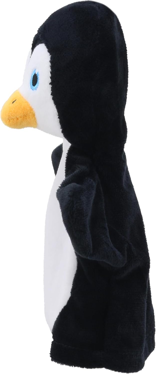 The Puppet Company - My First Christmas Puppet - Penguin Hand Puppet Suitable From Birth - PC003827, Black