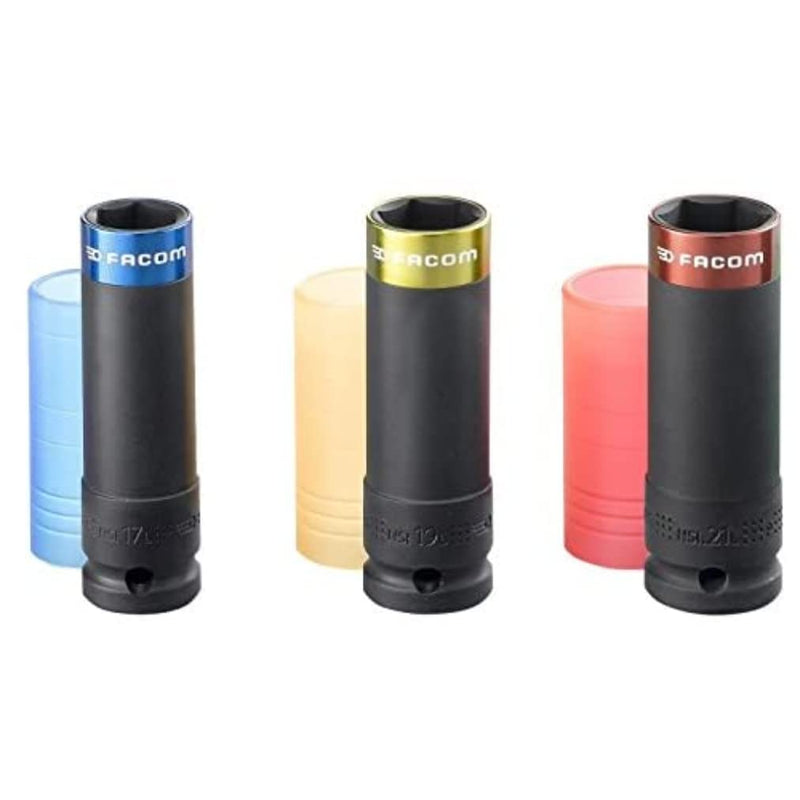 Facom Impact Socket 17-19-21 Mm Set Nsi.3Lpb
