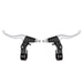 Clarks Cycle Systems CLK-10A Children's Two Finger V-Brake Levers, Black/Silver, Pair