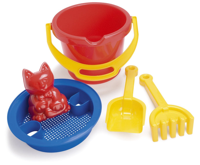 Dantoy 1434 Zand Kasteel Emmer en Schop Set 30 cm 5 Artikelen