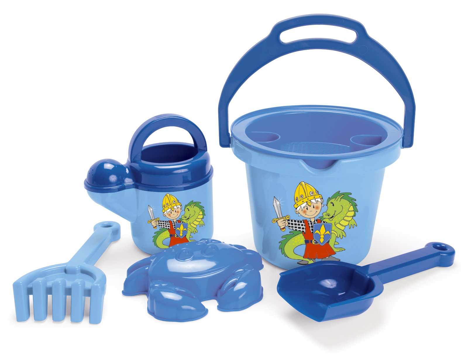 Dantoy - Sand and Water - Bucket Set Knight (6 Pieces
