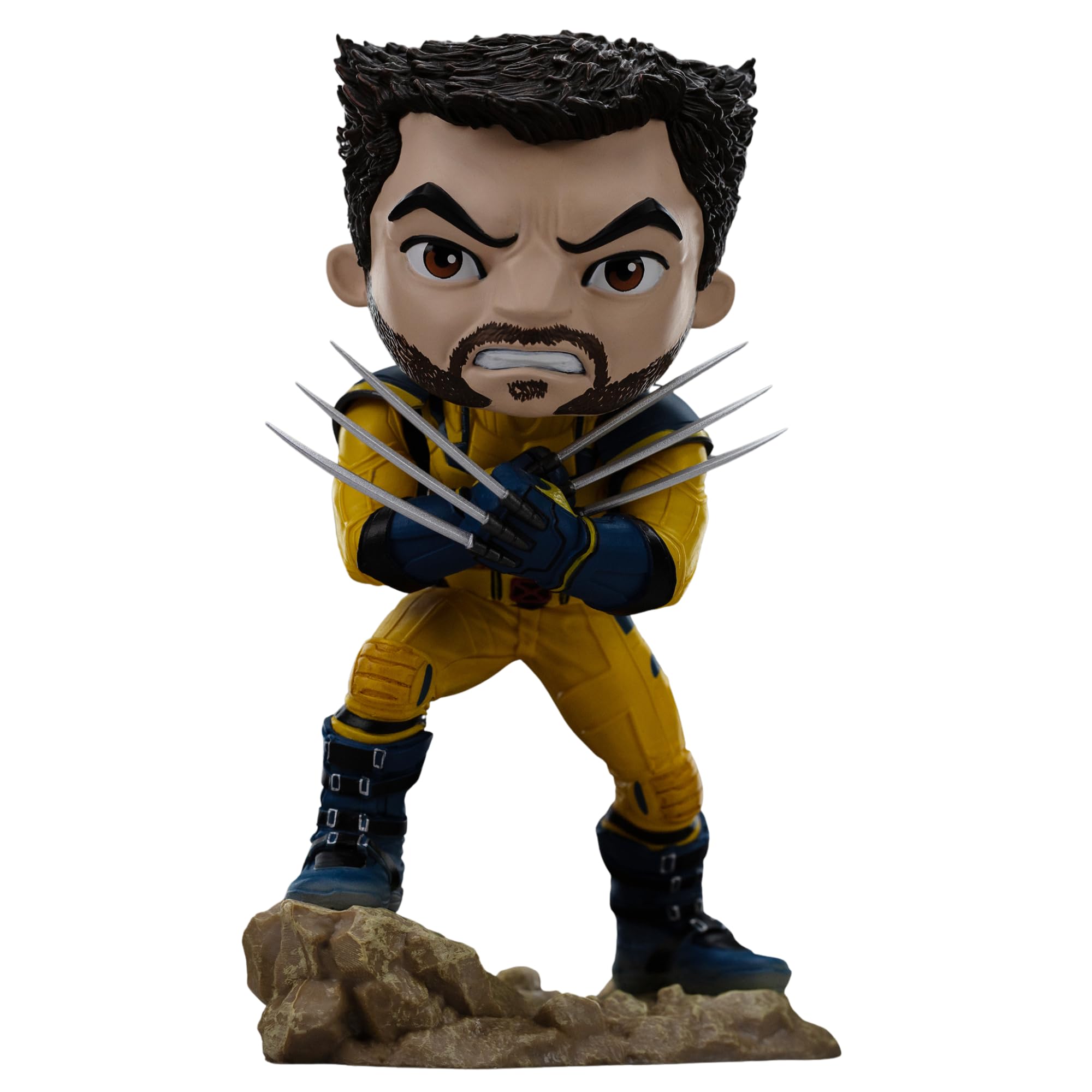 Iron Studios Statua da collezione Art Scale 1/10 Wolverine (Unmasked) - Minico Polystone Resina Multicolore 14 cm