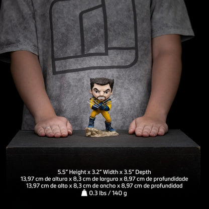 Iron Studios Statua da collezione Art Scale 1/10 Wolverine (Unmasked) - Minico Polystone Resina Multicolore 14 cm