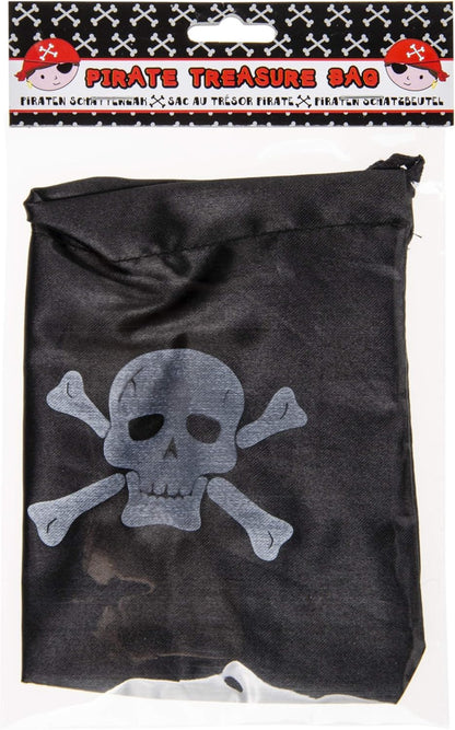 piratengeldzak 16 x 12,5 cm zwart