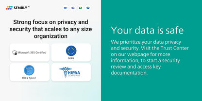 Philips DVT2075 VoiceTracer, Audio Recorder, MP3 and PCM, microphones, rich stereo sound. Sembly AI trial license: transcription, AI created summaries, AI powered meeting insights
