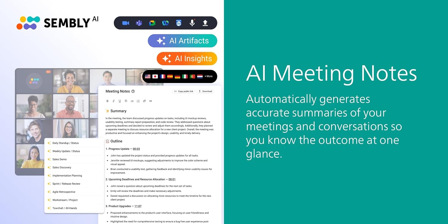 Philips DVT2075 VoiceTracer, Audio Recorder, MP3 and PCM, microphones, rich stereo sound. Sembly AI trial license: transcription, AI created summaries, AI powered meeting insights