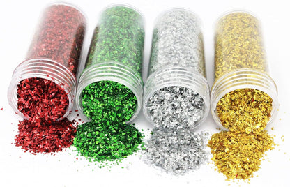 Bright Ideas Glitter Shakers Display Box 30 x 18g Assorted Glitter Colours