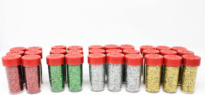 Bright Ideas Glitter Shakers Display Box 30 x 18g Assorted Glitter Colours