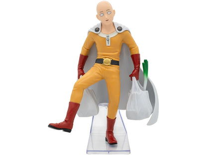 Banpresto Saitama One Action Figure - Punch Man - One Punch Life 20 cm - BP29877P Multicolor - Collectible Figure - Great for Anime Fans