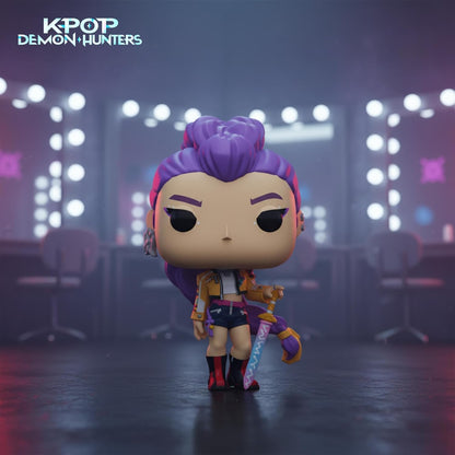 Funko Pop Animation: KPop Demon Hunters - Rumi - Collectable Vinyl Figure - Gift Idea - Official Merchandise - Toys for Kids and Adults - Movies Fans Black Standard Size