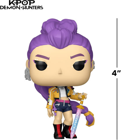 Funko Pop Animation: KPop Demon Hunters - Rumi - Collectable Vinyl Figure - Gift Idea - Official Merchandise - Toys for Kids and Adults - Movies Fans Black Standard Size