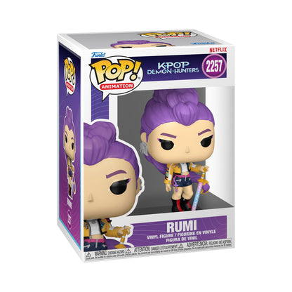 Funko Pop Animation: KPop Demon Hunters - Rumi - Collectable Vinyl Figure - Gift Idea - Official Merchandise - Toys for Kids and Adults - Movies Fans Black Standard Size