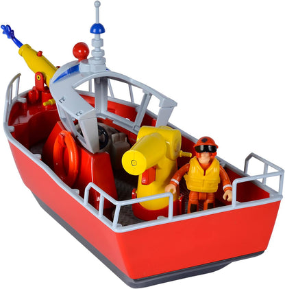 Simba FIREMAN SAM TITAN FIREBOAT with cannons