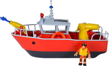 Simba FIREMAN SAM TITAN FIREBOAT with cannons