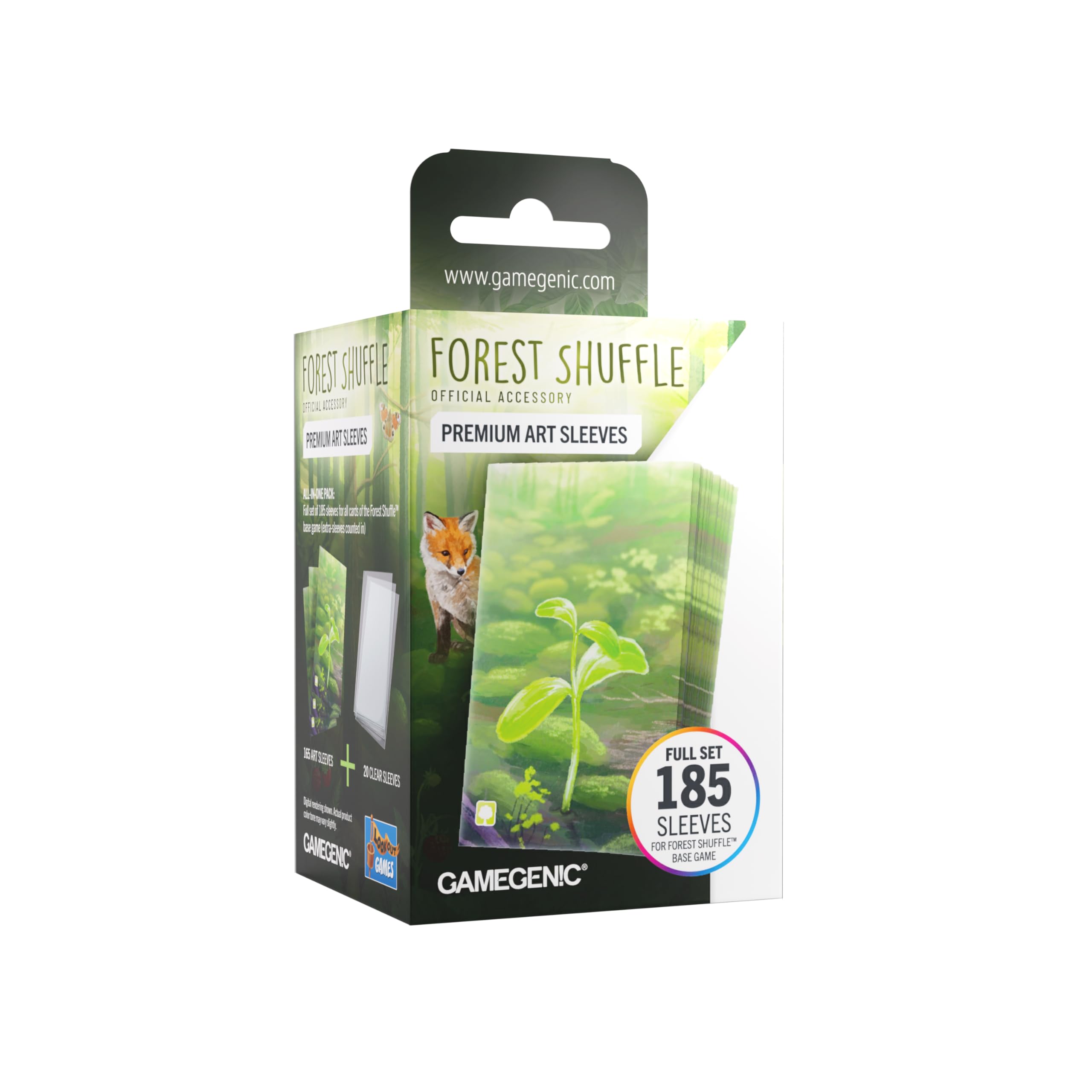 Gamegenic | Forest Shuffle Premium Art Sleeves | Board Game Accessory