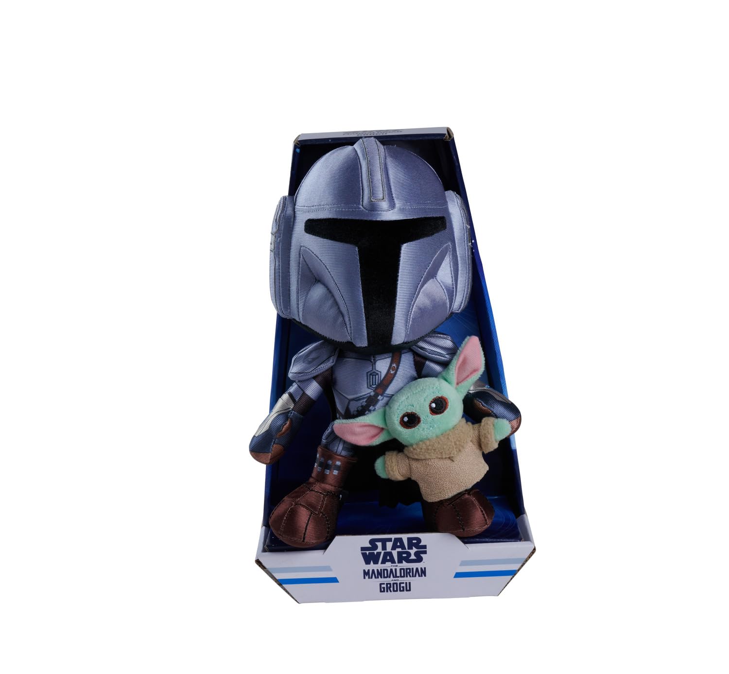 Simba Star Wars The Mandolorian & Mini Grogu 25 cm - Plush Toy, Cuddly Stuffed Toy, Soft Plush, Gift Idea for Children & Fans, from 0 Months