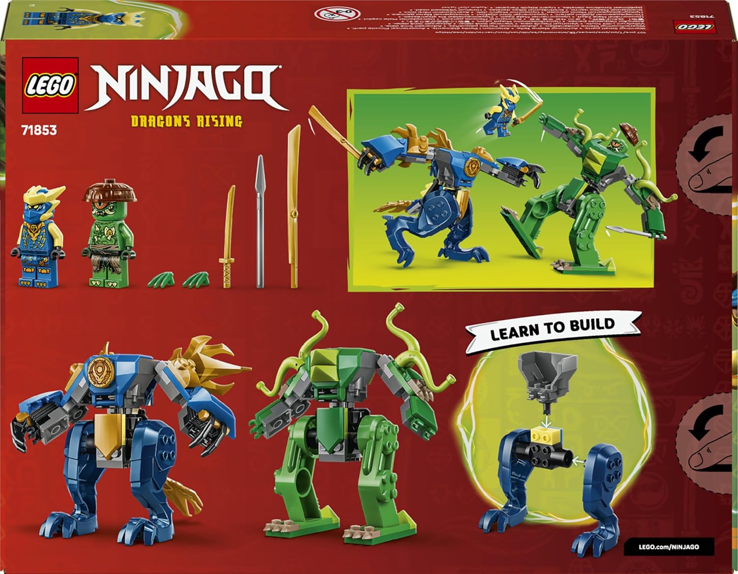 Lego Ninjago 71853 Jay`S Dragon Mech Fight