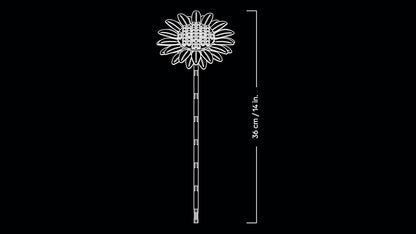 LEGO Botanicals Sunflower Bouquet - Artificial Flowers Set for Adults - Faux Sunflowers & Eucalyptus Stems for Living Room or Bedroom Decor - DIY Gift Idea for Women - 11502