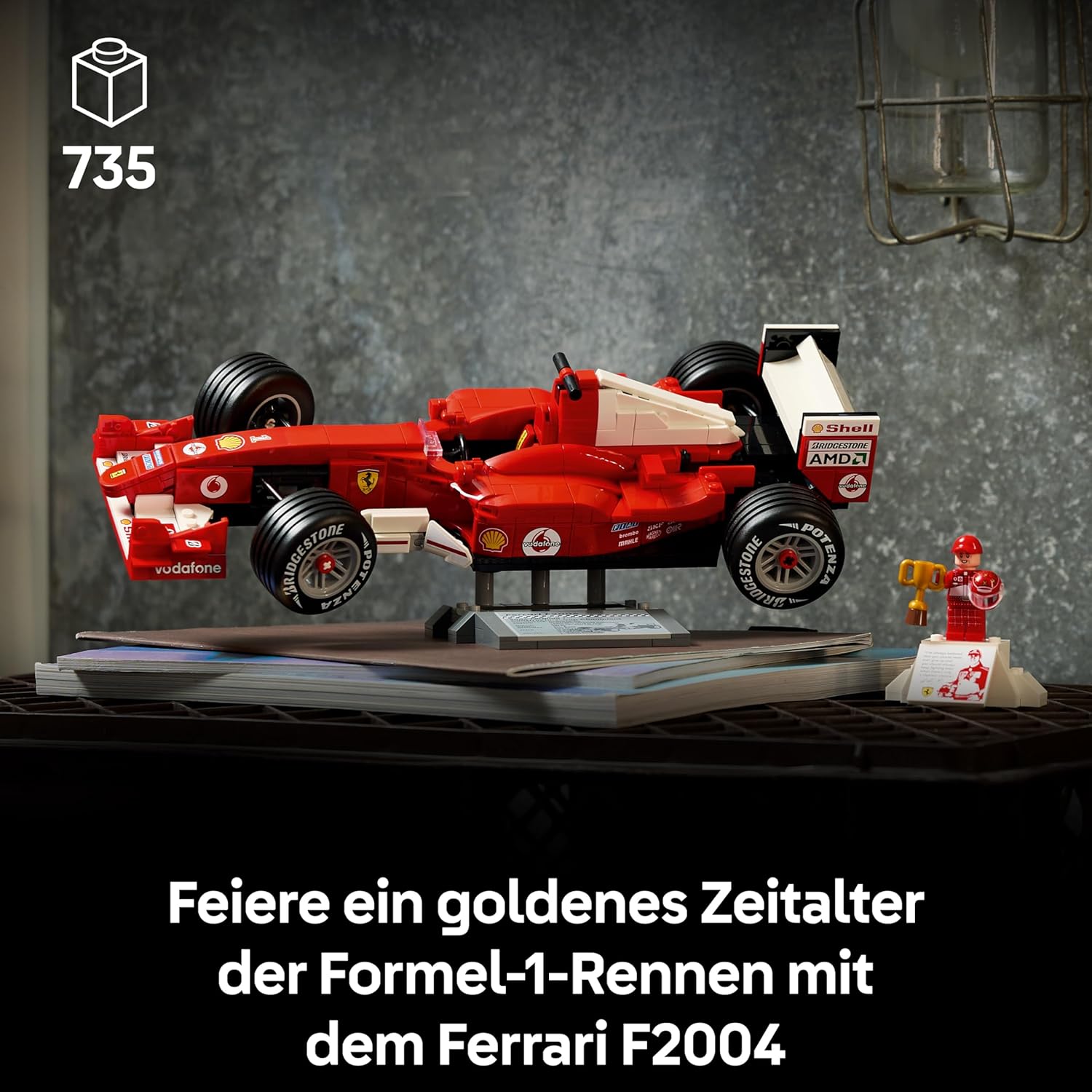Lego Icons 11375 Icons Ferrari F2004 & Michael Schumacher