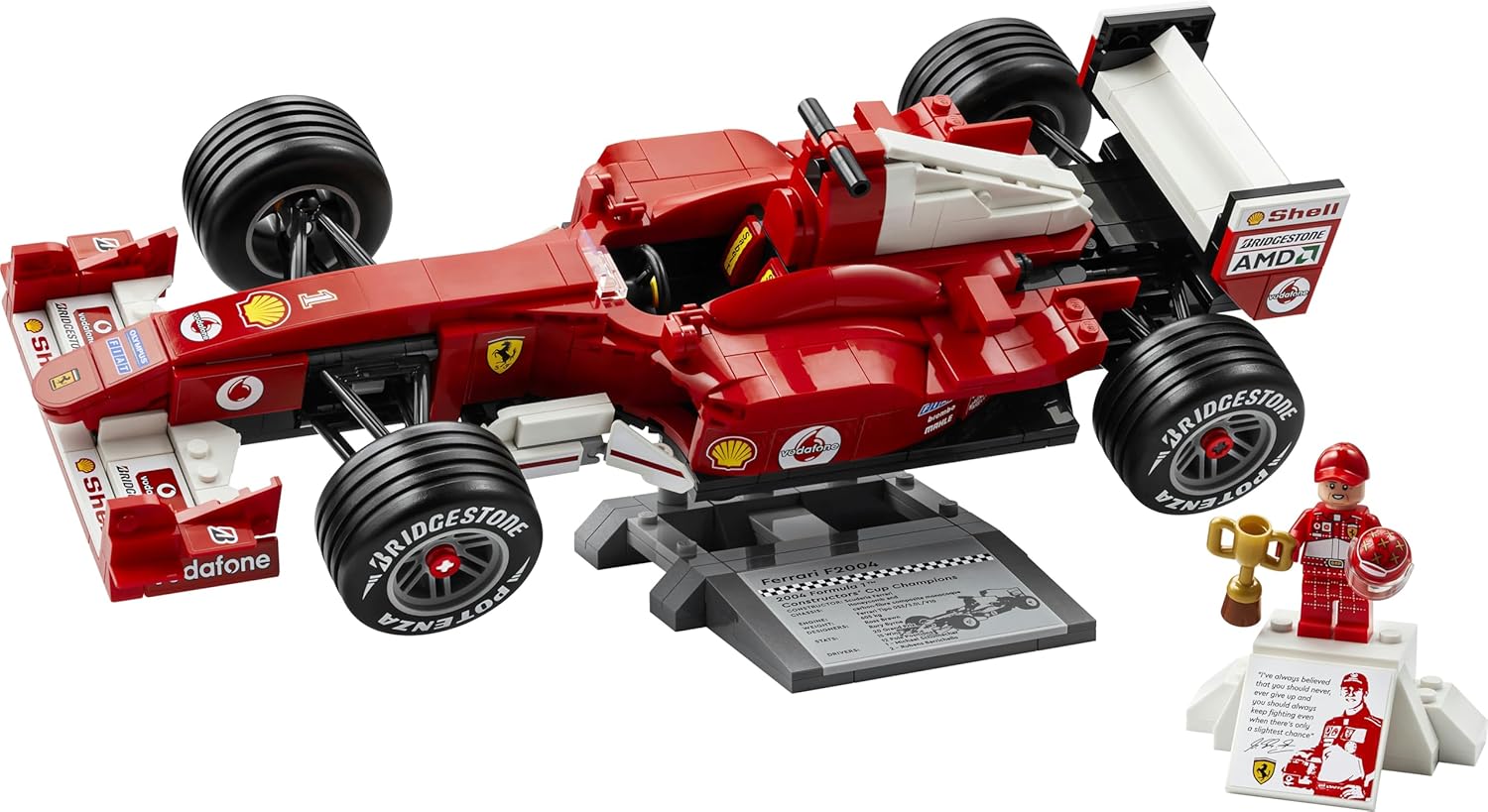 Lego Icons 11375 Icons Ferrari F2004 & Michael Schumacher