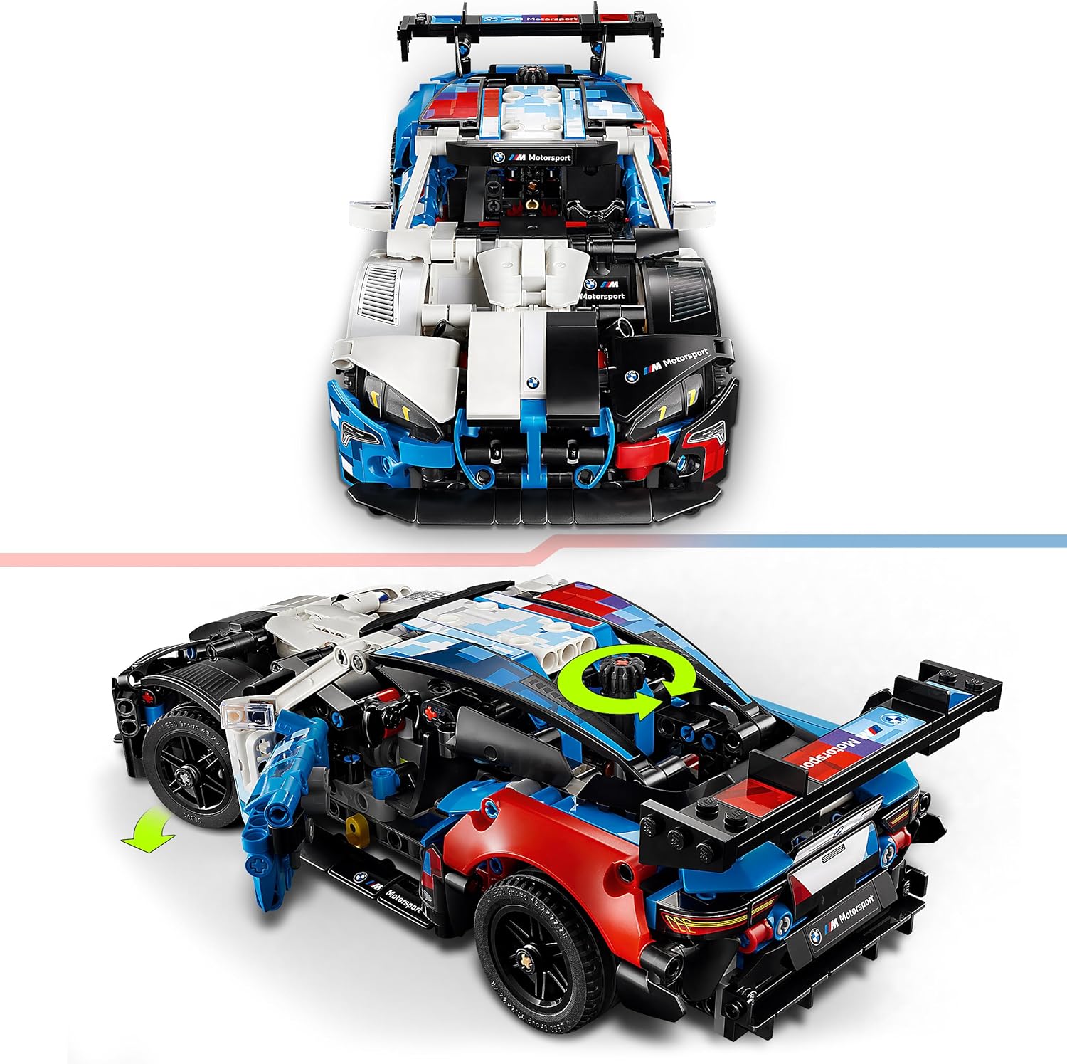 LEGO Technic BMW M4 GT3 EVO Race Car Toy - Model Kit w/ V6 Engine, Steering & Opening Doors - Gaming Gift for 11+ Year Old Boys & Teenage Motorsport Fans - 42226
