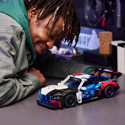 LEGO Technic BMW M4 GT3 EVO Race Car Toy - Model Kit w/ V6 Engine, Steering & Opening Doors - Gaming Gift for 11+ Year Old Boys & Teenage Motorsport Fans - 42226
