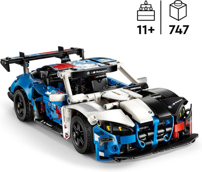 LEGO Technic BMW M4 GT3 EVO Race Car Toy - Model Kit w/ V6 Engine, Steering & Opening Doors - Gaming Gift for 11+ Year Old Boys & Teenage Motorsport Fans - 42226