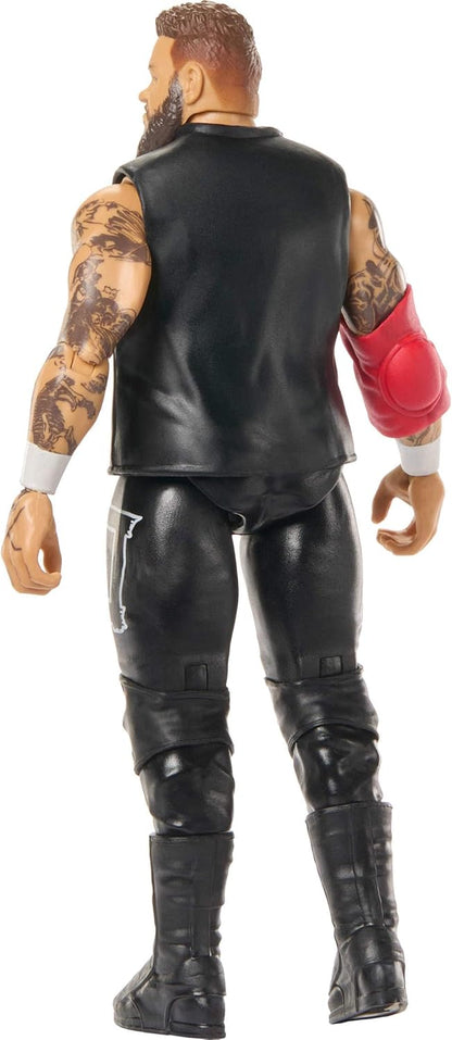 Mattel WWE Kevin Owens Action Figure, Main Event Series #163, 6-inch Collectible Superstar with 14 Articulation Points & Life-Like Look, JHJ04