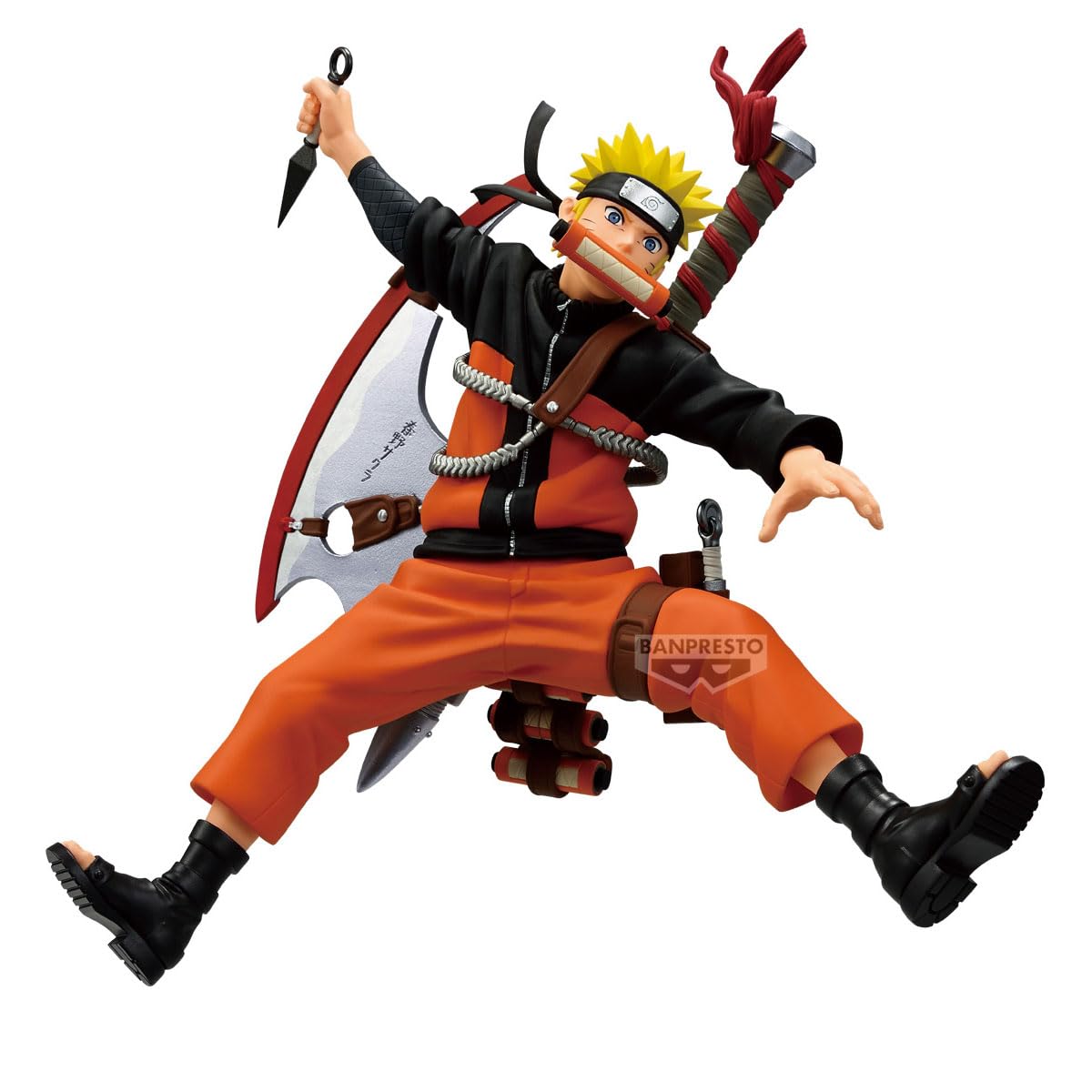 Banpresto Naruto Uzumaki Naruto 72 Series - 33 Vibration Stars 16cm Action Figure - BP30020P Multicolor - Collectible Figure - Great for Anime Fans