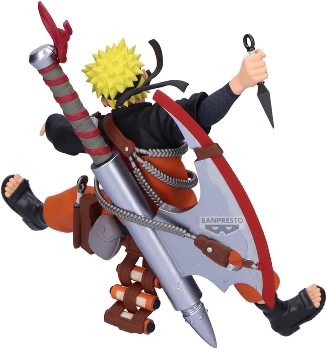 Banpresto Naruto Uzumaki Naruto 72 Series - 33 Vibration Stars 16cm Action Figure - BP30020P Multicolor - Collectible Figure - Great for Anime Fans