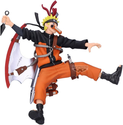 Banpresto Naruto Uzumaki Naruto 72 Series - 33 Vibration Stars 16cm Action Figure - BP30020P Multicolor - Collectible Figure - Great for Anime Fans