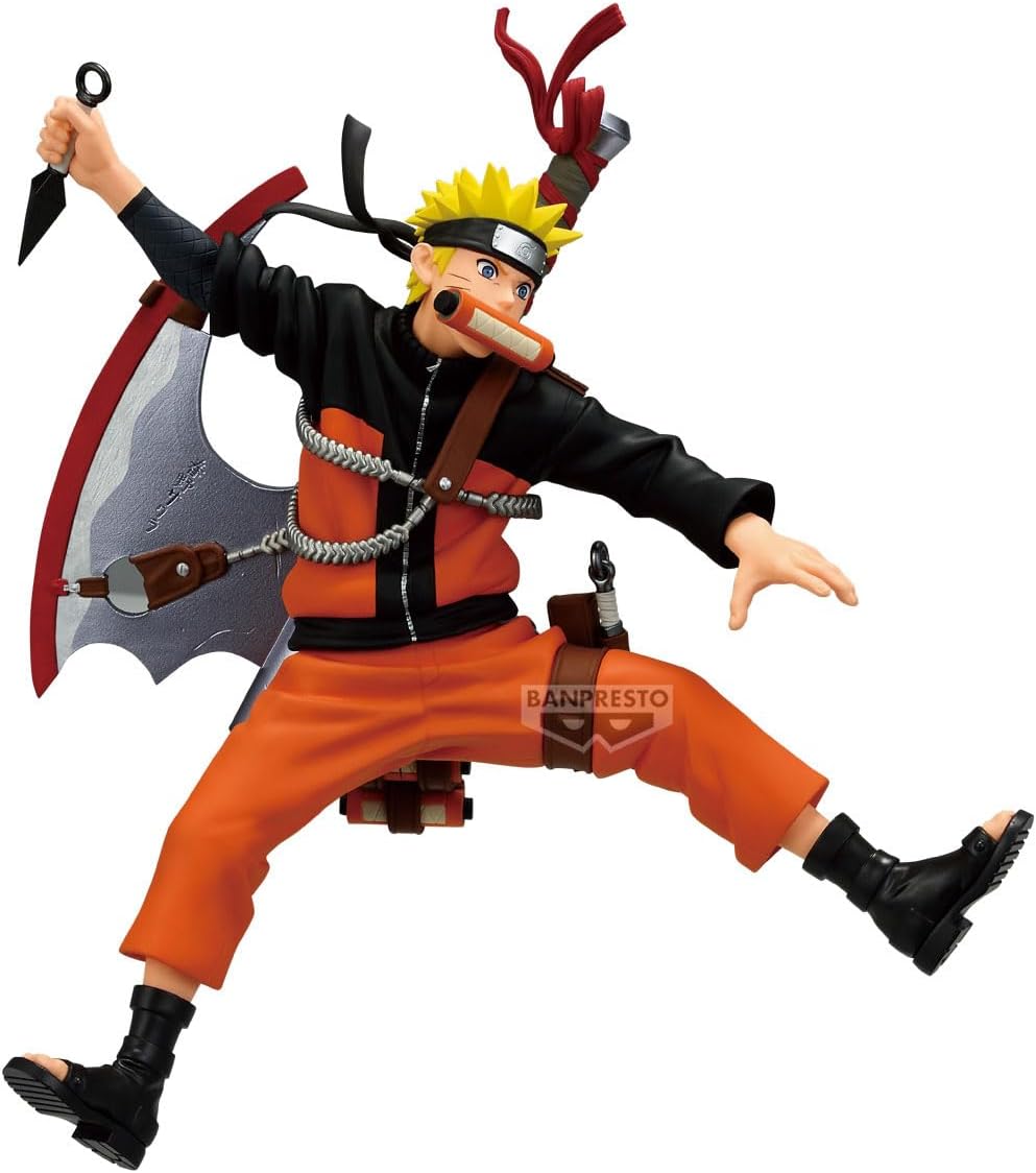 Banpresto Naruto Uzumaki Naruto 72 Series - 33 Vibration Stars 16cm Action Figure - BP30020P Multicolor - Collectible Figure - Great for Anime Fans