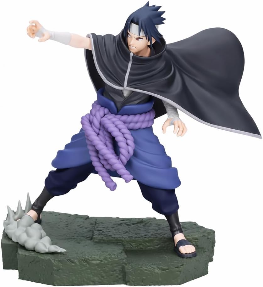 Banpresto Sasuke Uchiha Naruto Shippuden Action Figure - Combination Battle 15 cm - BP30022P Multicolor - Collectible Figure - Great for Anime Fans
