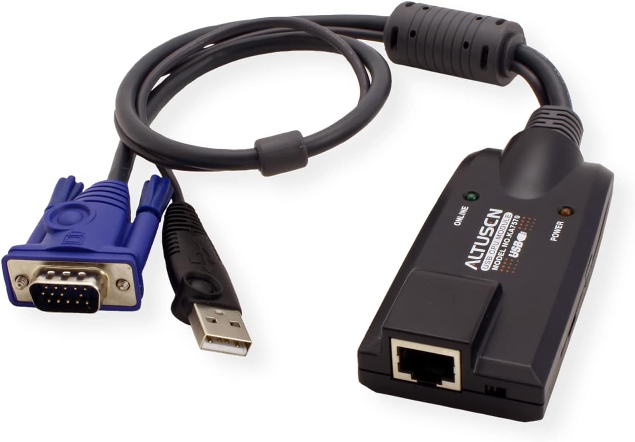 ATEN KA7570 USB KVM Adapter Cable CPU Module for KH Series KVM Switches - Black