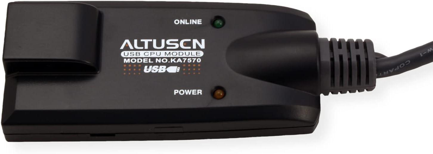 ATEN KA7570 USB KVM Adapter Cable CPU Module for KH Series KVM Switches - Black