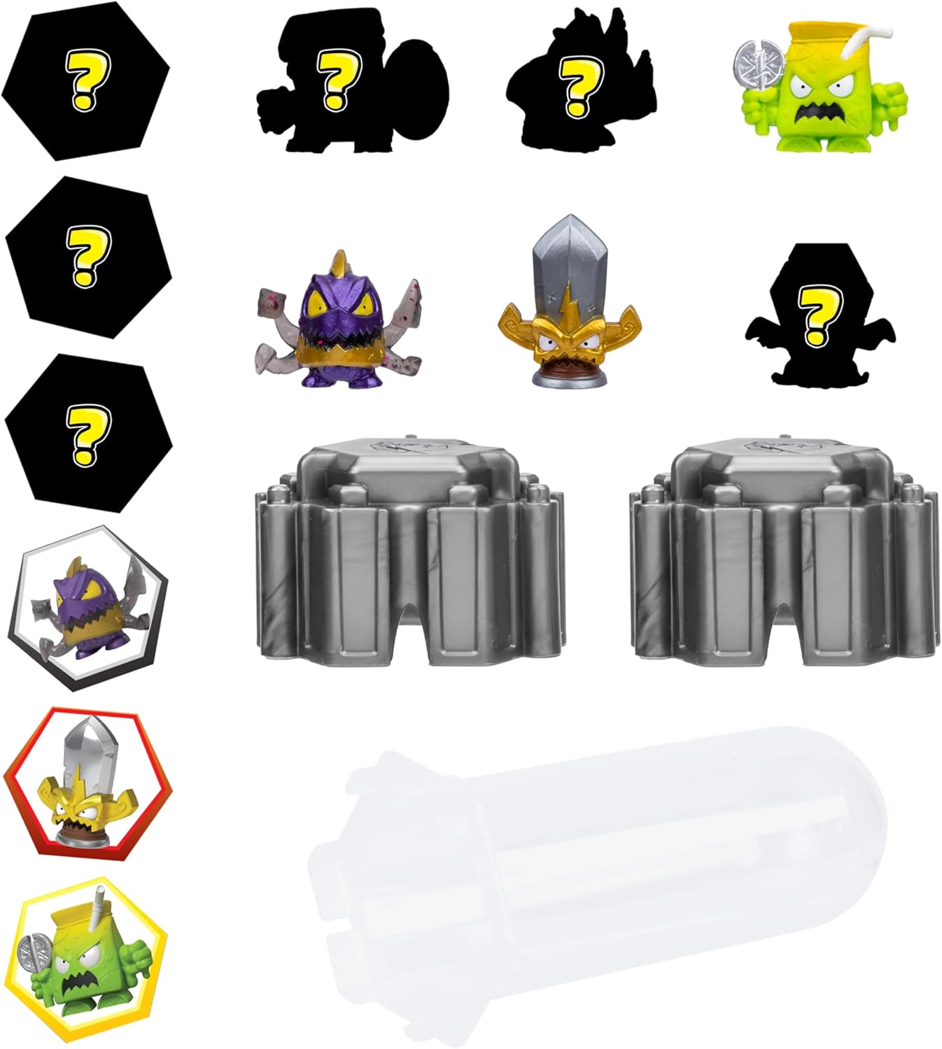 MrBeast Lab Swarms Battle Fusion Series, Collect 80+ Unique 1" (2.5 cm) Swarms, Lab Pack Includes 6 Micro Beasts, 6 Collectible Stickers & 1 Stackable Fusion Caps To Build Out Your Own MrBeast Lab