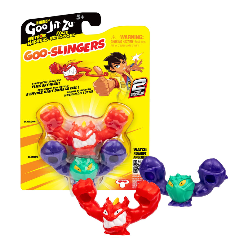 Goo Jit Zu - Meteor Madness Slingers 2 Pk (43095)