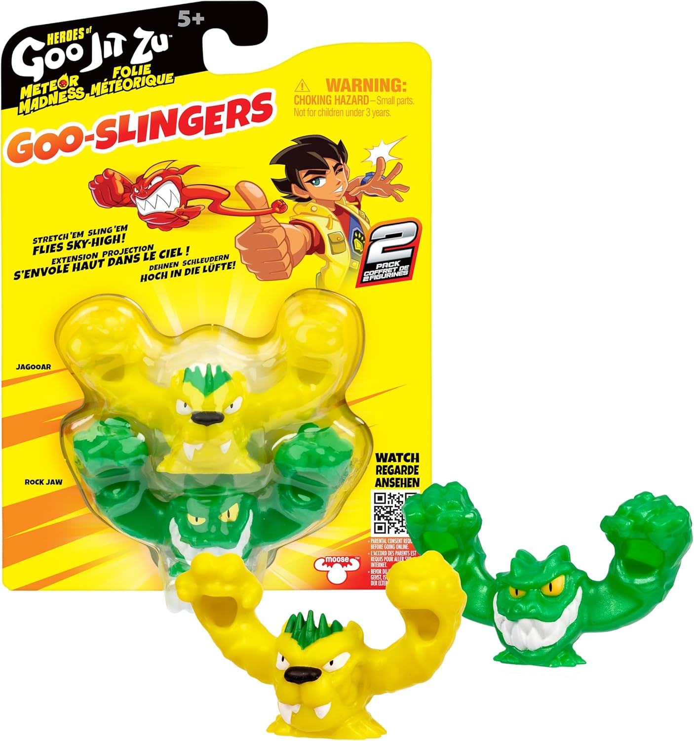 Goo Jit Zu - Meteor Madness Slingers 2 Pk (43095)